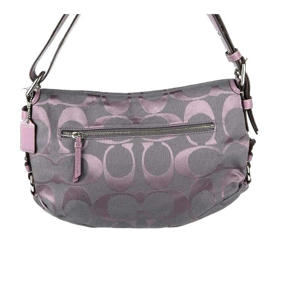Genuine Canvas Coach Handbag - Lilac Purple with COA - Picture 3 of 6